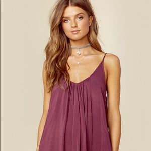 Blu moon mini floral u back dress